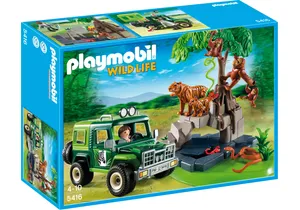 Playmobil 5416  Wild Life  Geländewagen bei Tigern und Orang-Utans
