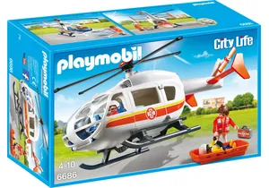 Playmobil 6686  City Life  Rettungshubschrauber