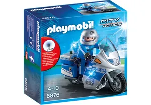 Playmobil 6876  City Action  Motorradstreife mit LED Blinklicht