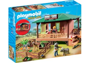 Playmobil 6936  Wild Life  Rangerstation mit Tieraufzucht