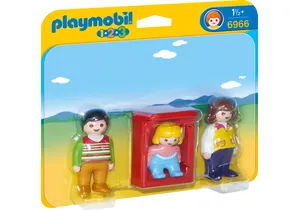 Playmobil 6966 1-2-3   Eltern mit Babywiege