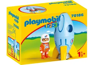 Playmobil 70186 1-2-3   Astronaut mit Rakete