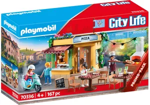 Playmobil 70336  City Life  Promo Pack Pizzeria mit Gartenrestaurant