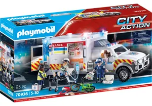 Playmobil 70936  City Action  Rettungs-Fahrzeug: US Ambulance