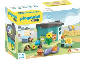 Playmobil 71136 1-2-3   Tierpension mit Futterspender