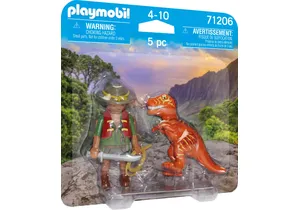 Playmobil 71206  Dinos DuoPack Abenteurer mit T-Rex