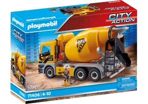 Playmobil 71406  City Action  Betonmischer mit drehbarer Mischtrommel