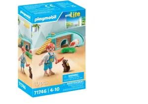 Produktbild von Playmobil 71746    Junge mit Meerschweinchen