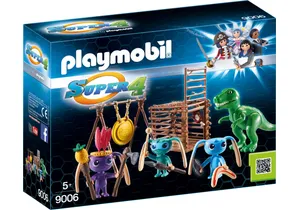 Playmobil 9006  Super 4  Alien-Krieger mit T-Rex-Falle