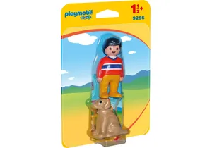Playmobil 9256 1-2-3   Mann mit Hund