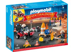 Produktbild von Playmobil 9486   Adventskalender Feuerwehreinsatz