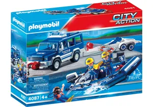 Playmobil 4087  City Action  THW Set mit Jeep, Anhänger und Boot