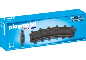Playmobil 4387  RC Train  2 Gleise gebogen