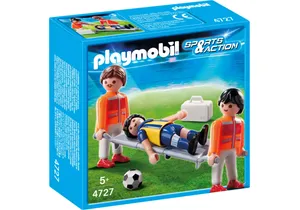 Playmobil 4727  Sports & Action  Sanitäter mit Verletztem