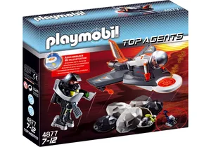Playmobil 4877  Top Agents  Agenten-Detektorjet