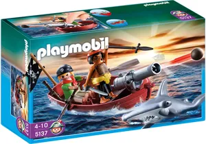 Produktbild von Playmobil 5137    Piraten-Ruderboot mit Hammerhai