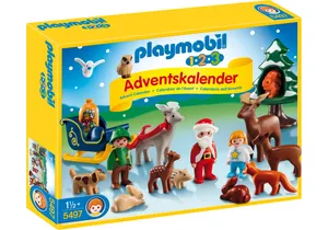 Playmobil 5497 1-2-3  Adventskalender Waldweihnacht