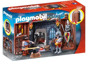 Playmobil 5637  Knights Spielbox Ritterschmiede