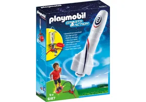 Playmobil 6187  Sports & Action  Rakete mit Spring-Booster