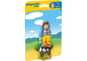 Playmobil 6977 1-2-3   Frau mit Hund