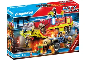 Playmobil 70557  City Action Promo Pack Feuerwehreinsatz mit Löschfahrzeug