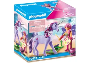 Playmobil 70657  Fairies  Einhorn mit Schmück-Fee