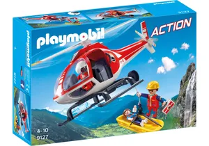Playmobil 9127  Action  Bergretter Helikopter