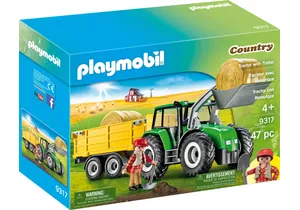 Playmobil 9317  Country  Traktor mit Anhänger