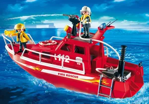 Playmobil 3128  City Action  Feuerlöschboot mit Pumpe (Folienverpackung)