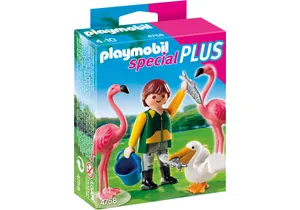 Playmobil 4758  Special Plus  Tierpfleger mit exotischen Vögeln