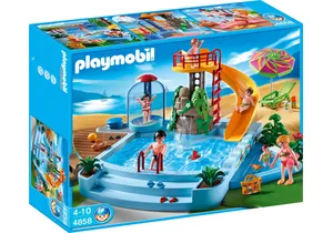 Produktbild von Playmobil 4858    Freibad mit Rutsche