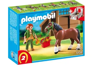 Produktbild von Playmobil 5108    Sammelpferd 2 Shire Horse