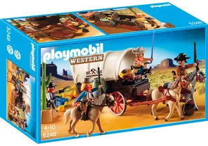 Playmobil 5248  Western  Planwagen mit Überfall