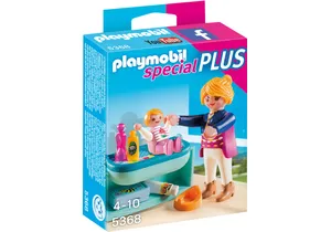 Playmobil 5368  Special Plus  Mutter mit Baby-Wickeltisch