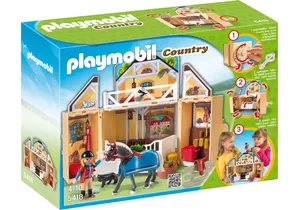 Playmobil 5418  Country Spielbox Reitstall