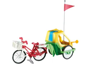 Playmobil 6388  City Life  Fahrrad mit Kinderanhänger (Folienverpackung)