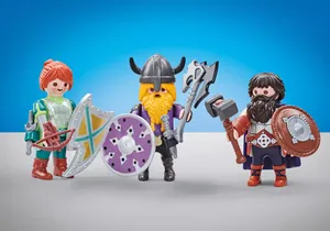 Produktbild von Playmobil 6588    Drei Zwergenkämpfer (Folienverpackung)