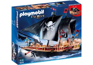 Playmobil 6678  Pirates  Piratenkampfschiff inkl. Kanonen