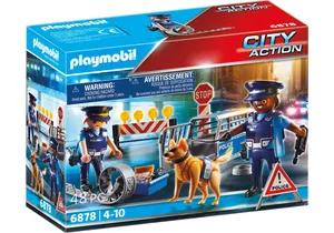 Playmobil 6878  City Action  Polizei-Straßensperre