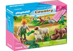 Playmobil 70608  Country Geschenkset Bäuerin mit Weidetieren