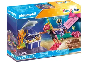 Playmobil 70678  Family Fun Geschenkset Schatztaucherin