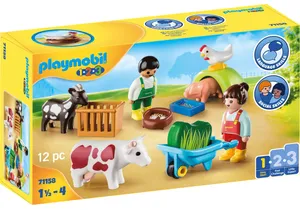 Playmobil 71158 1-2-3   Spielspaß auf dem Bauernhof