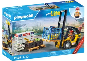 Playmobil 71528  myLife  Gabelstapler mit Fracht