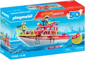 Playmobil 71598  Action Heroes  Feuerlöschboot