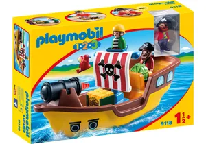 Playmobil 9118 1-2-3   Piratenschiff