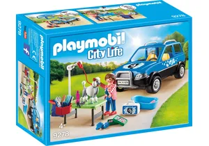 Playmobil 9278  City Life  Mobiler Hundesalon