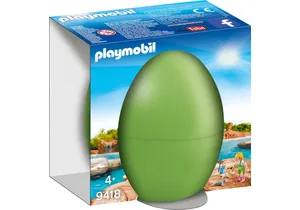 Produktbild von Playmobil 9418   Osterei Tierpflegerin mit Seehundbabys