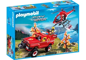 Playmobil 9518  City Action  Feuerwehr-Waldbrandeinsatz