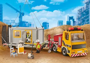 Playmobil 9898  City Action  Tieflader mit Container (Folienverpackung)