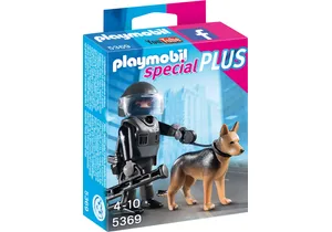 Playmobil 5369  Special Plus  SEK Polizist mit Hund